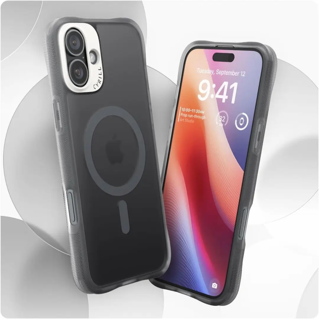 Spigen Cyrill Ultra Sheer Mag ACS08250 Hoesje - iPhone 16 Plus - Grijs
