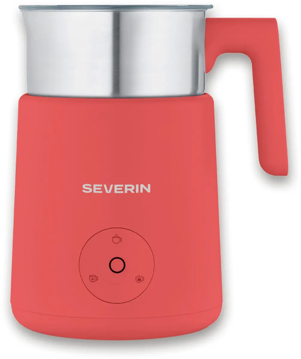 Severin SM 3595 Inductie Melkopschuimer 500W - Koraalrood