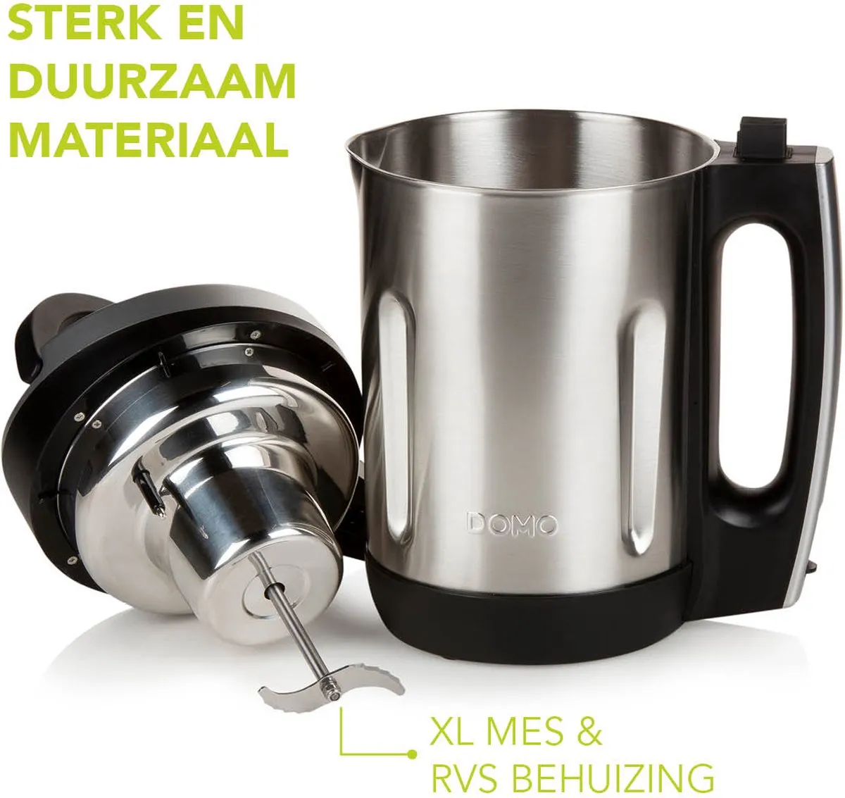 Domo DO716BL Soepmaker 1000W - 2,2L - 7 Programma's - Zwart