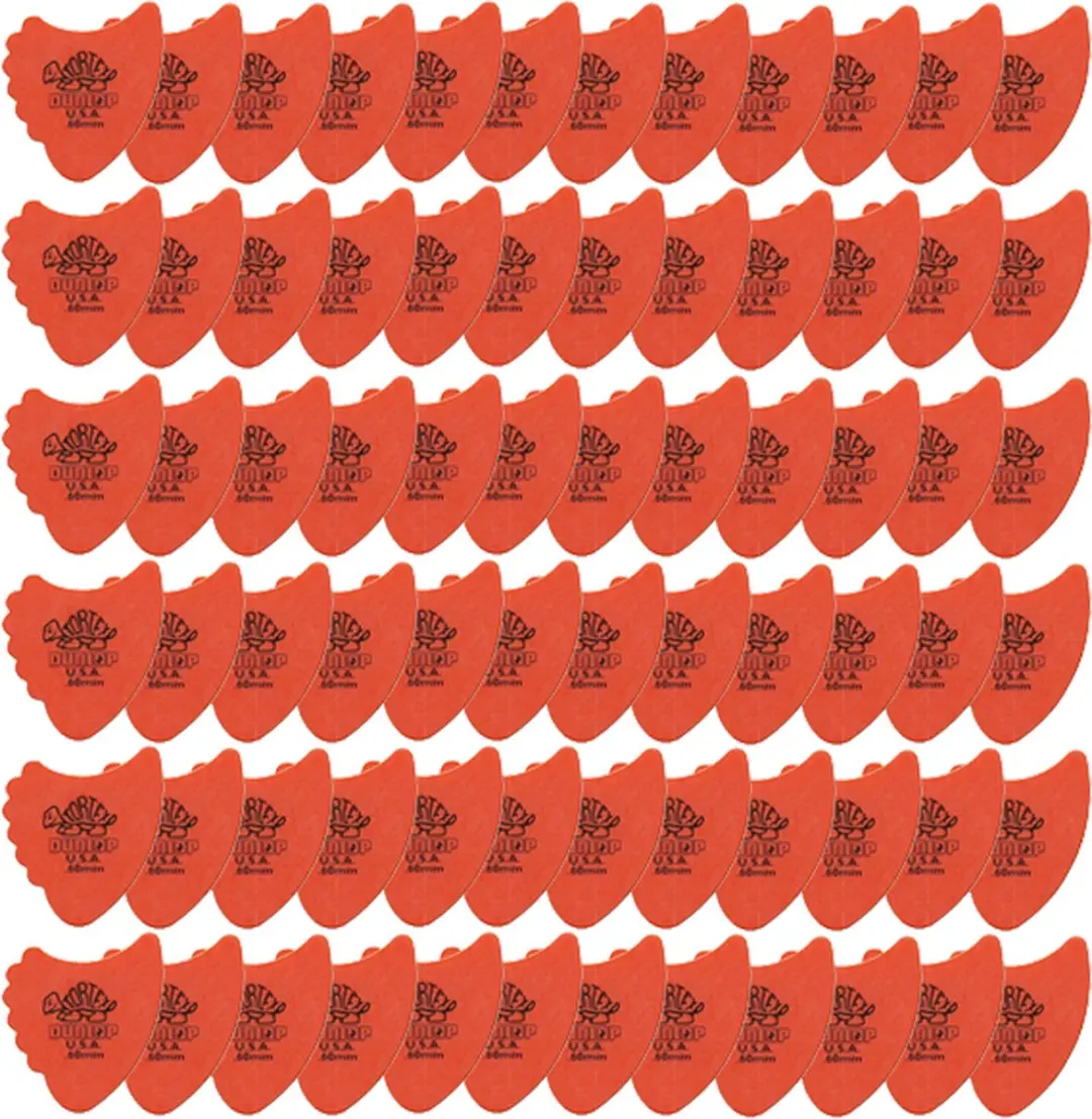 Dunlop 414-R-60 Plectra - 0.60mm - Oranje - 72 Stuks