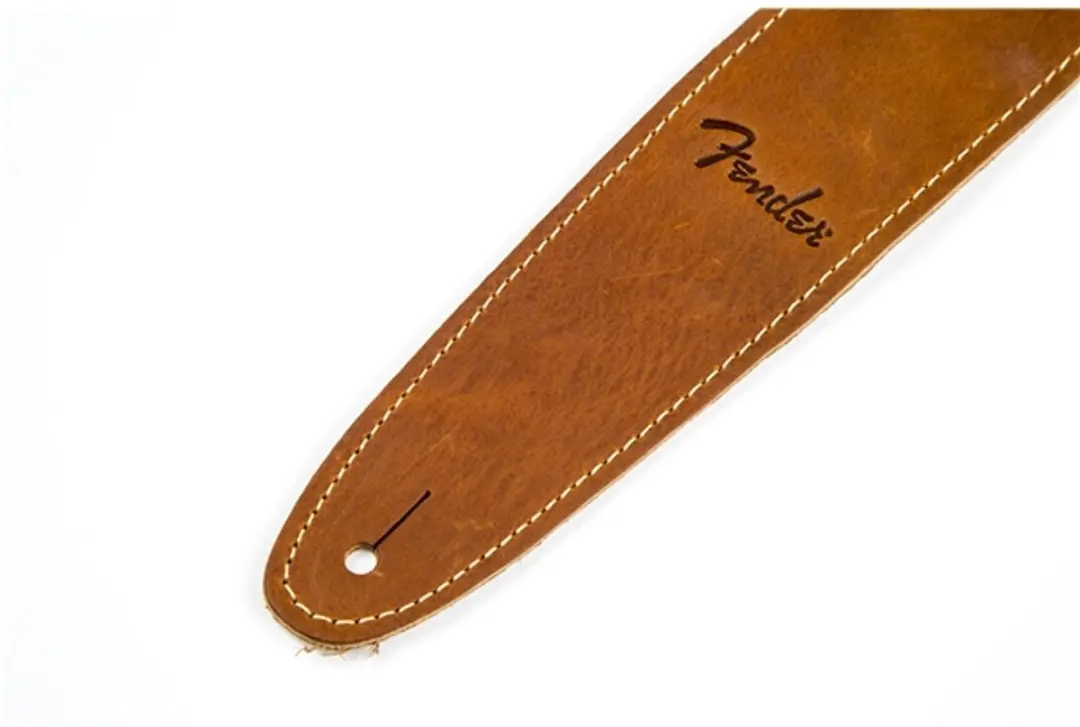 Fender Gitaarband Baseball Glove Leder - Bruin