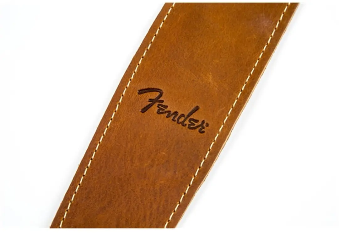 Fender Gitaarband Baseball Glove Leder - Bruin