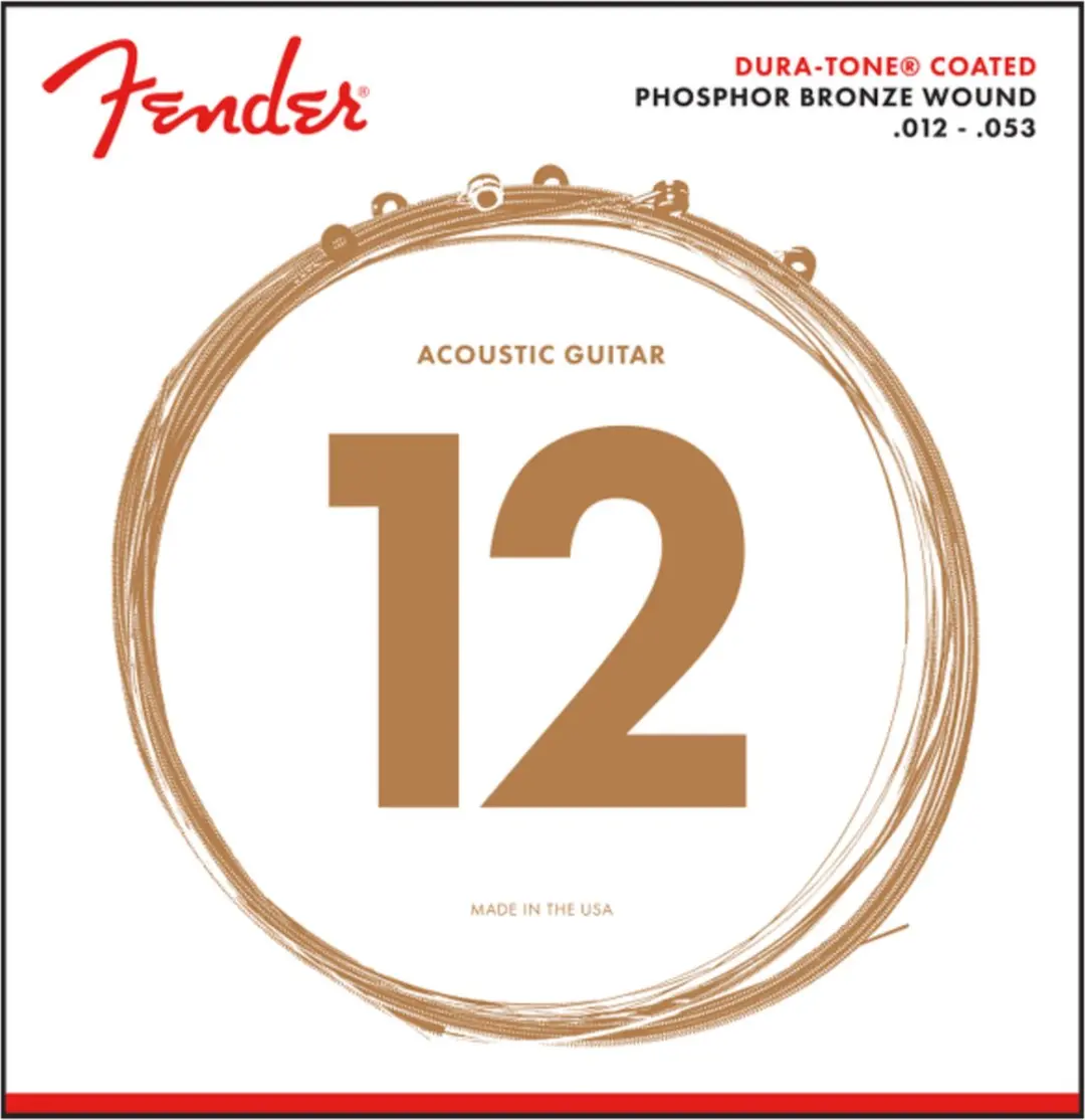 Fender Dura-Tone 860L Phosphor Bronze Coated Gitaarsnaren