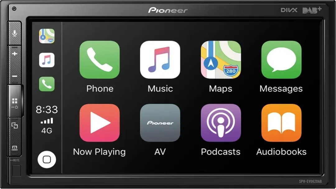 Pioneer SPH-EVO62DAB 2-DIN Autoradio - Apple CarPlay & Android Auto - 5x55W - Zwart