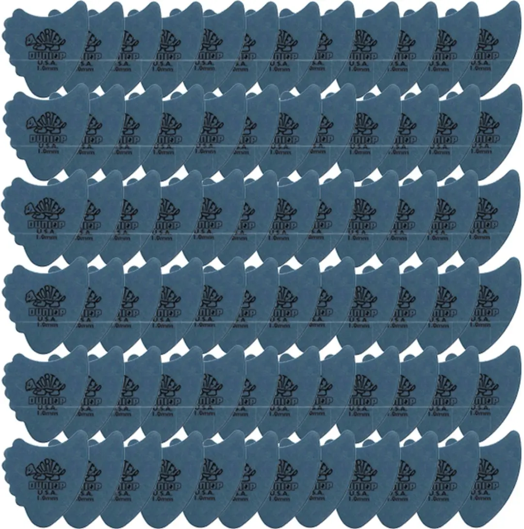 Dunlop Plectra 414-R 1.00mm - 72 Stuks - Blauw