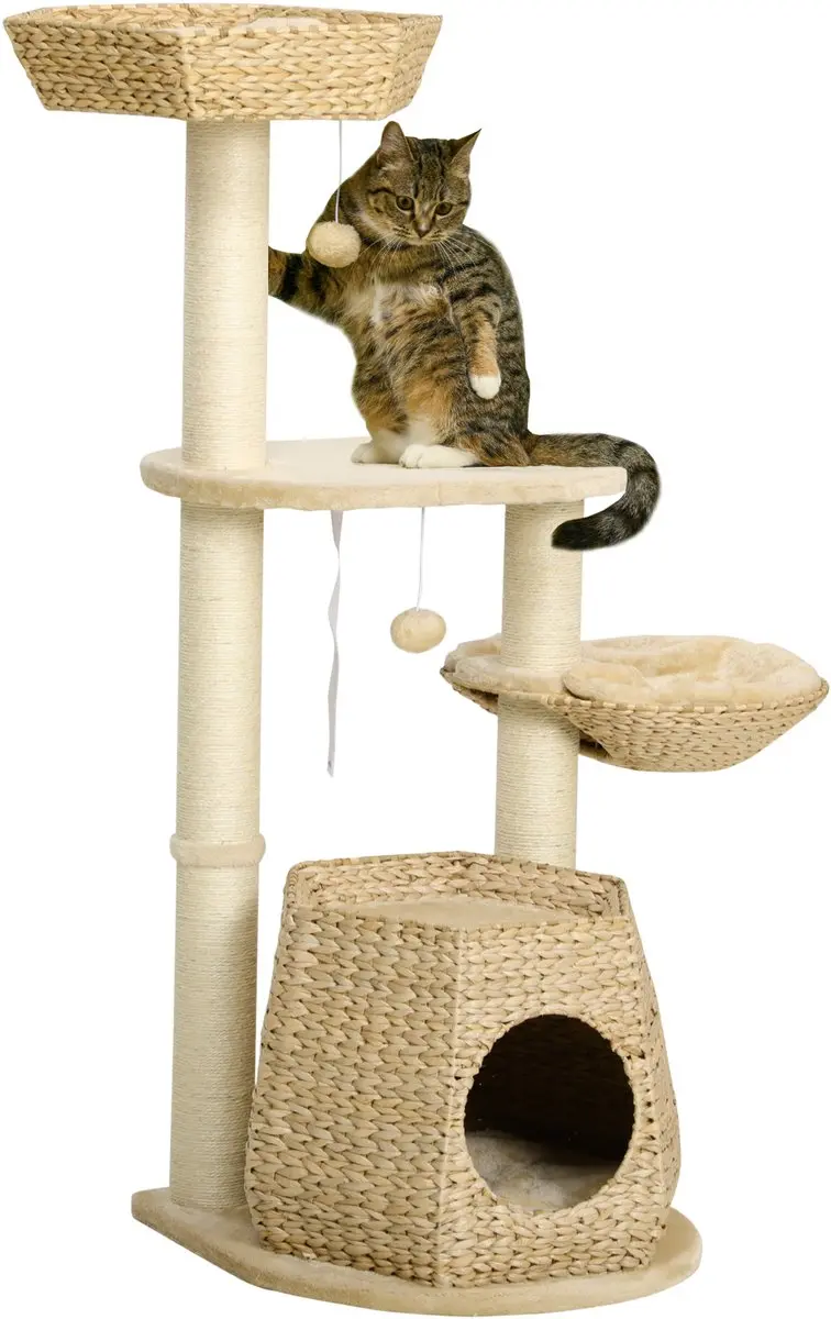 Pawhut Kattenboom 50x50x119cm