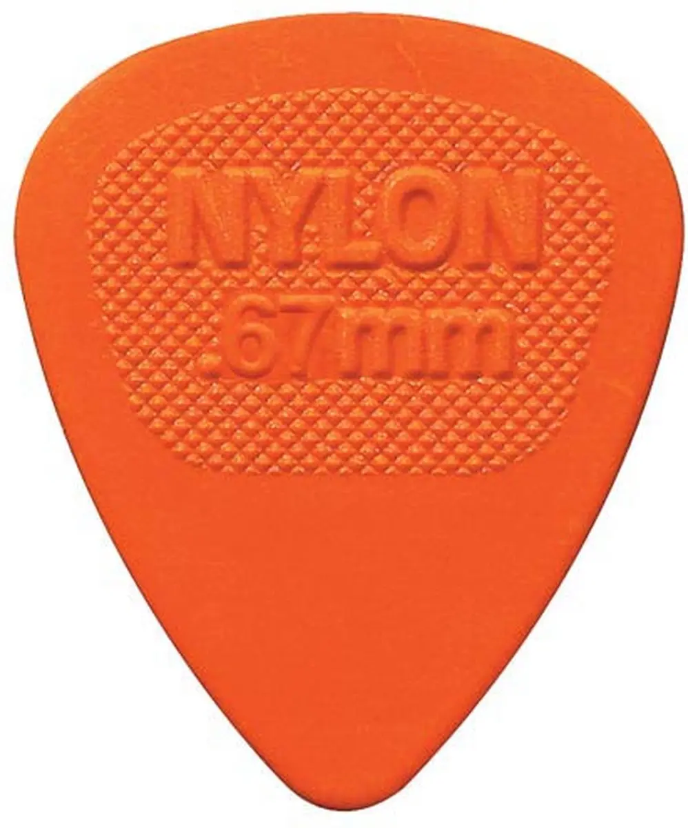 Dunlop 443-R-67 Nylon Midi-Serie Plectra 0,67mm