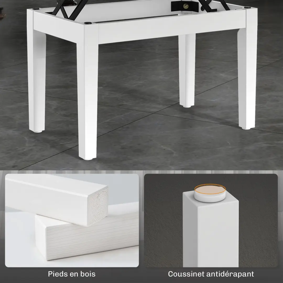 Homcom Pianobank - Wit