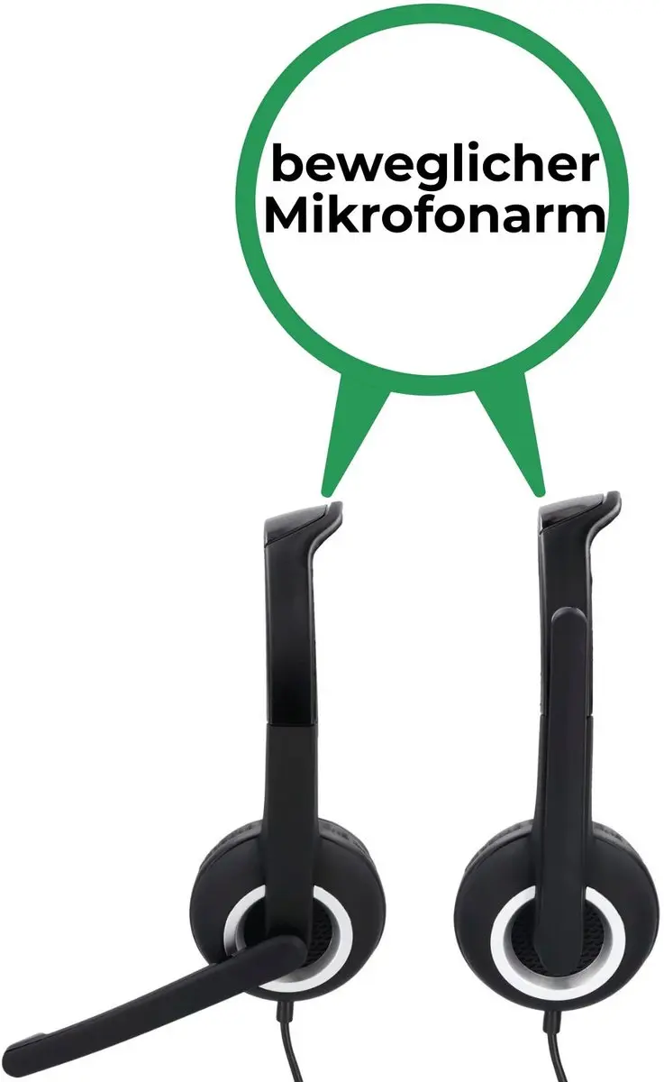 Hama HS-USB250 Headset - Zwart