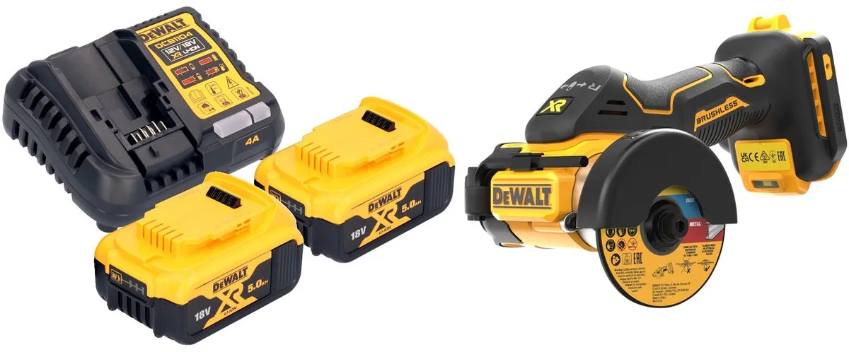DeWalt DCS438P2 Multimaterialensnijder 18V 76mm