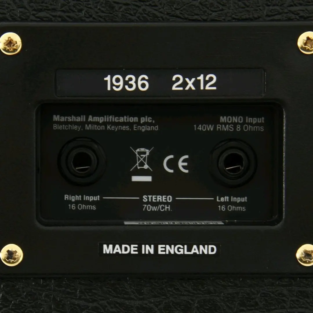 Marshall 1936V Gitaar Speakerkast - Zwart
