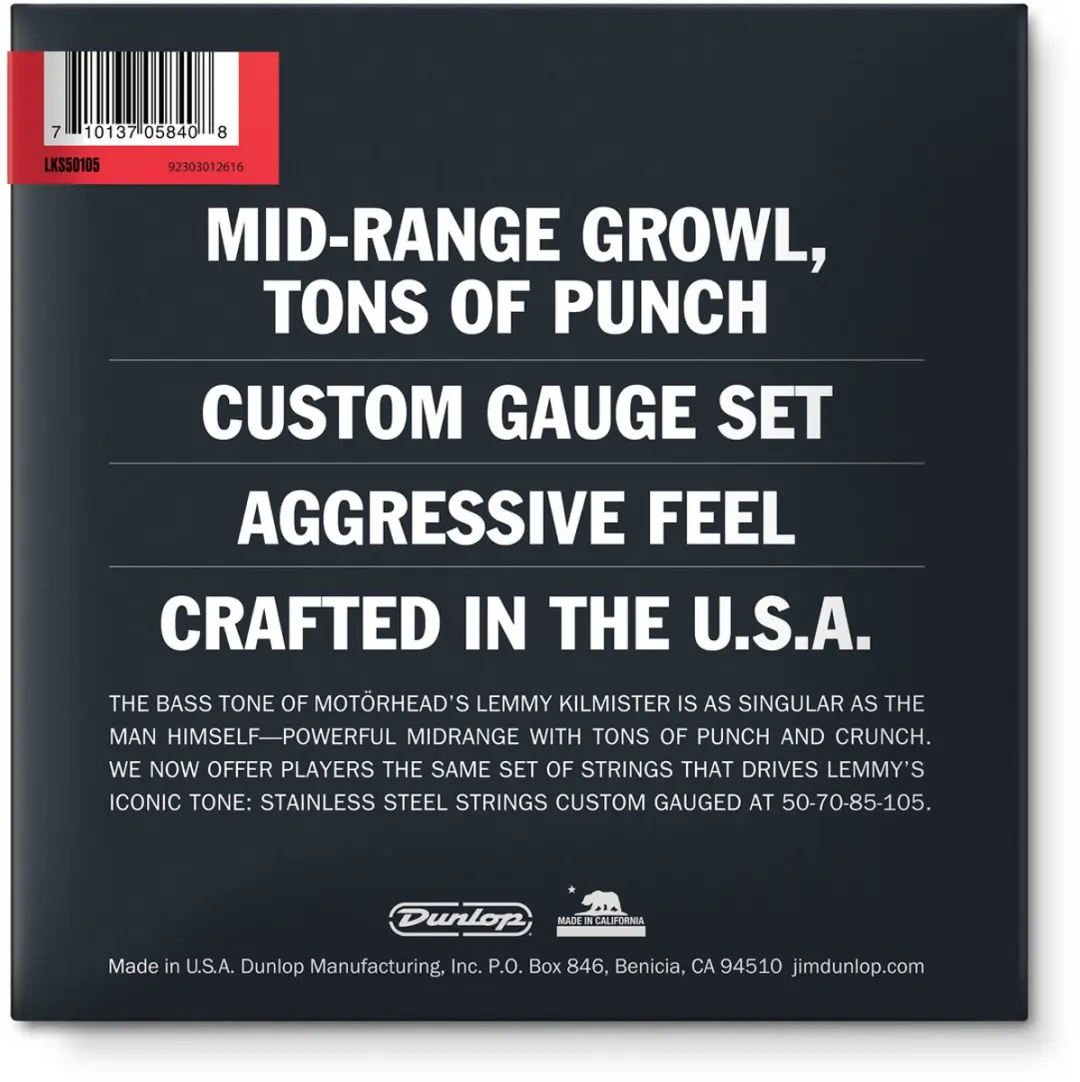 Dunlop Lemmy Signature Basgitaarsnaren Heavy 50-105