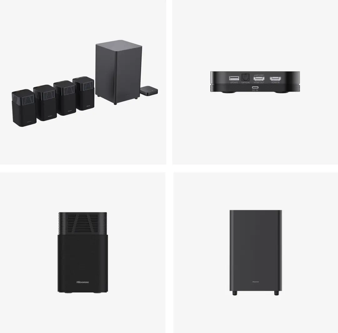 Hisense HT Saturn Soundbar 720W - 4.1.2 Kan. - Zwart