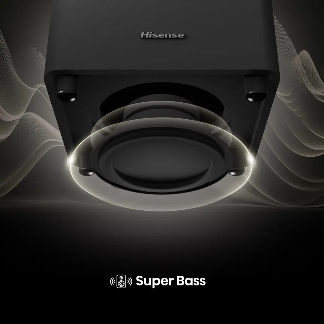 Hisense HT Saturn Soundbar 720W - 4.1.2 Kan. - Zwart
