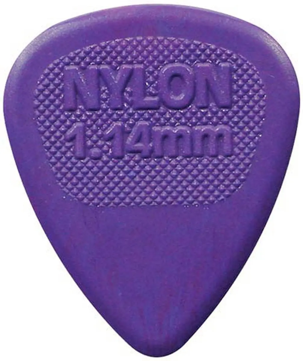 Dunlop 443-R-114 Midi Serie Nylon Plectra 1.14mm Paars