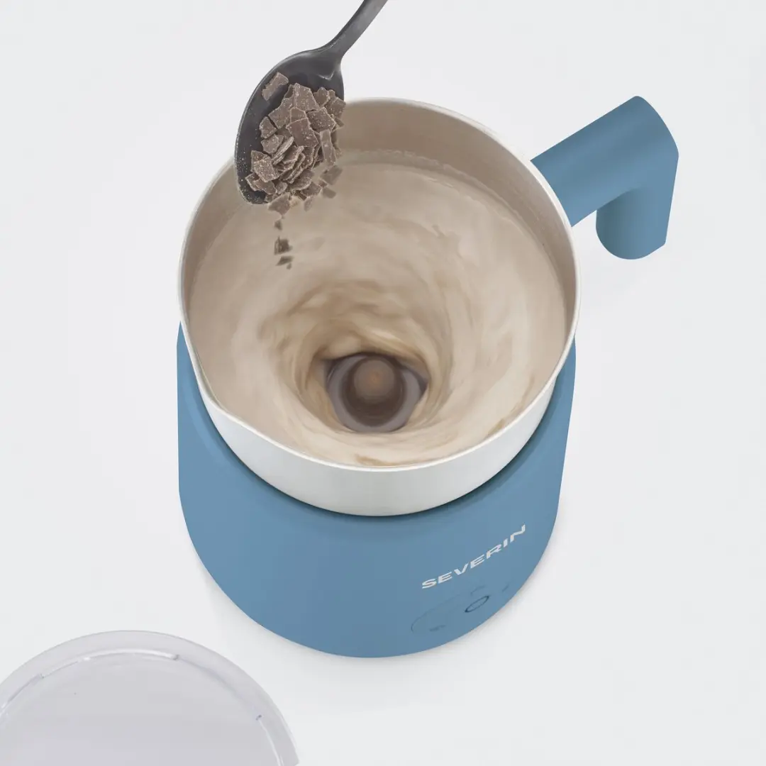Severin SM 3596 Inductie Melkopschuimer 500W - Oceaanblauw