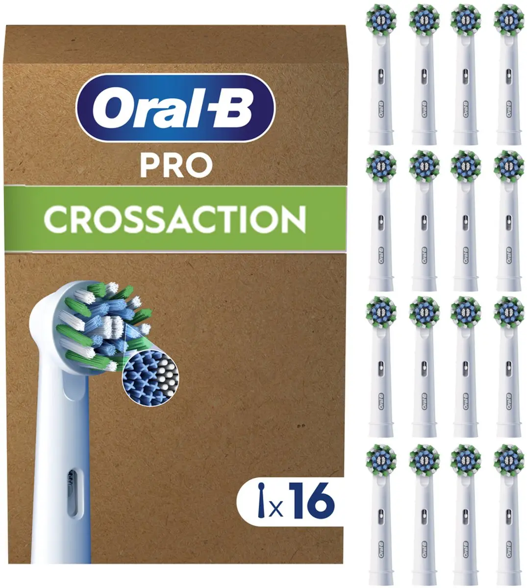 Oral-B Pro Cross Action Opzetborstels