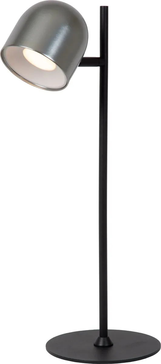 Lucide Skanska Rech Oplaadbare Bureaulamp 3W - Grijs ijzer