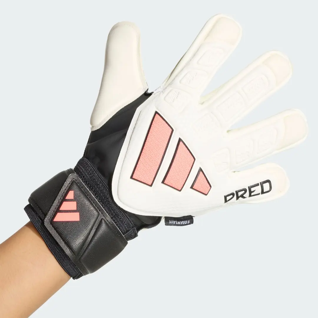 Adidas Performance Predator Match Fingersave Junior Keepershandschoen KE9713 - Wit