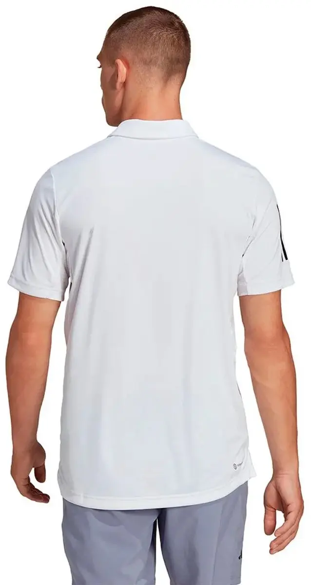 adidas Performance Club 3-Stripes Tennis Poloshirt S - Wit