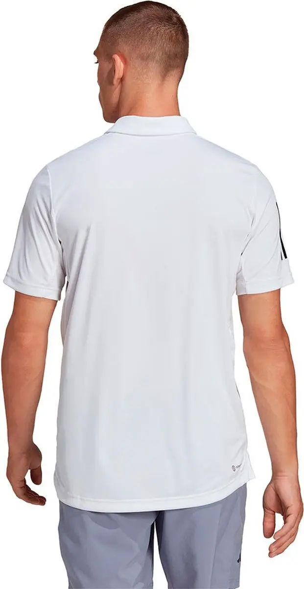 adidas Performance Club 3-Stripes Tennis Poloshirt S - Wit