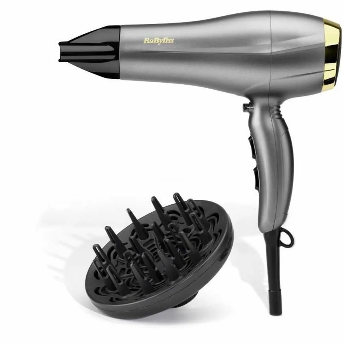 Babyliss Föhn 2300W - Goud/Titanium - Diffuser