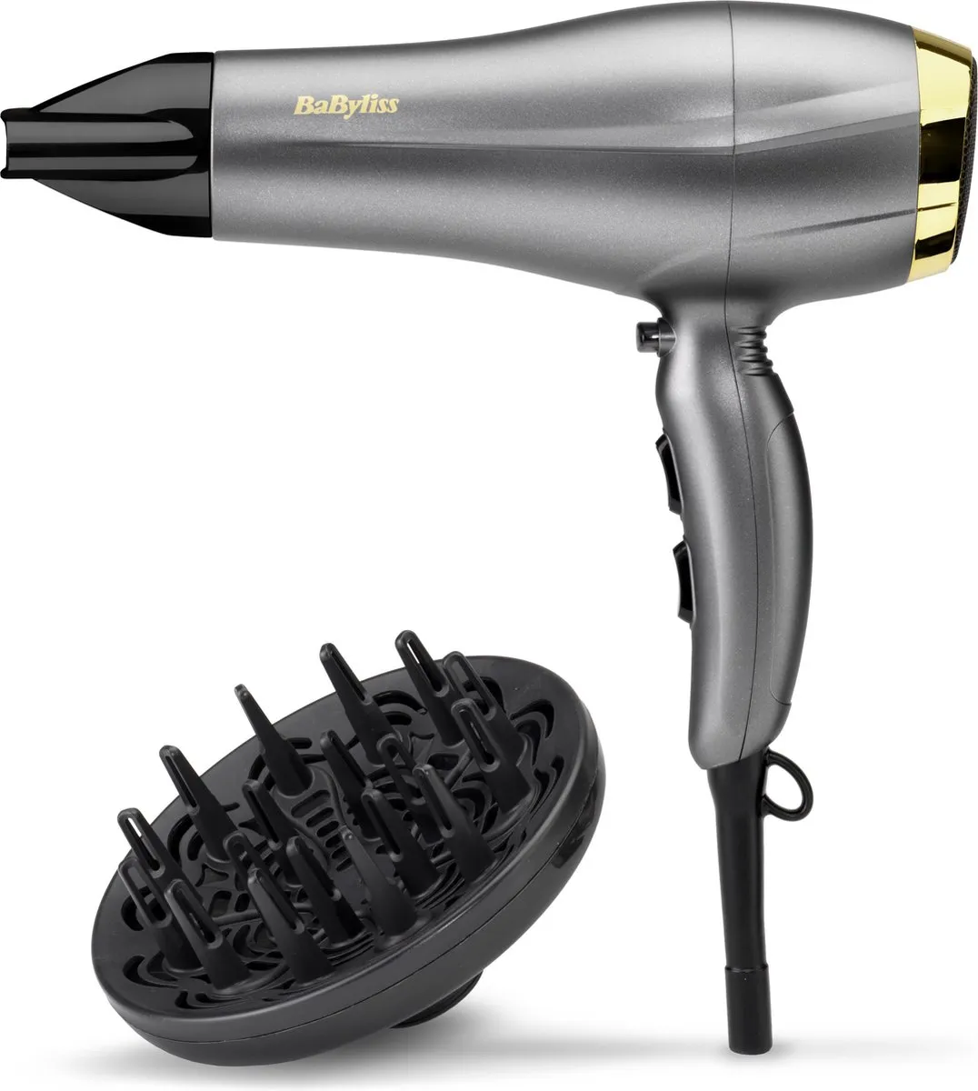 Babyliss Föhn 2300W - Goud/Titanium - Diffuser