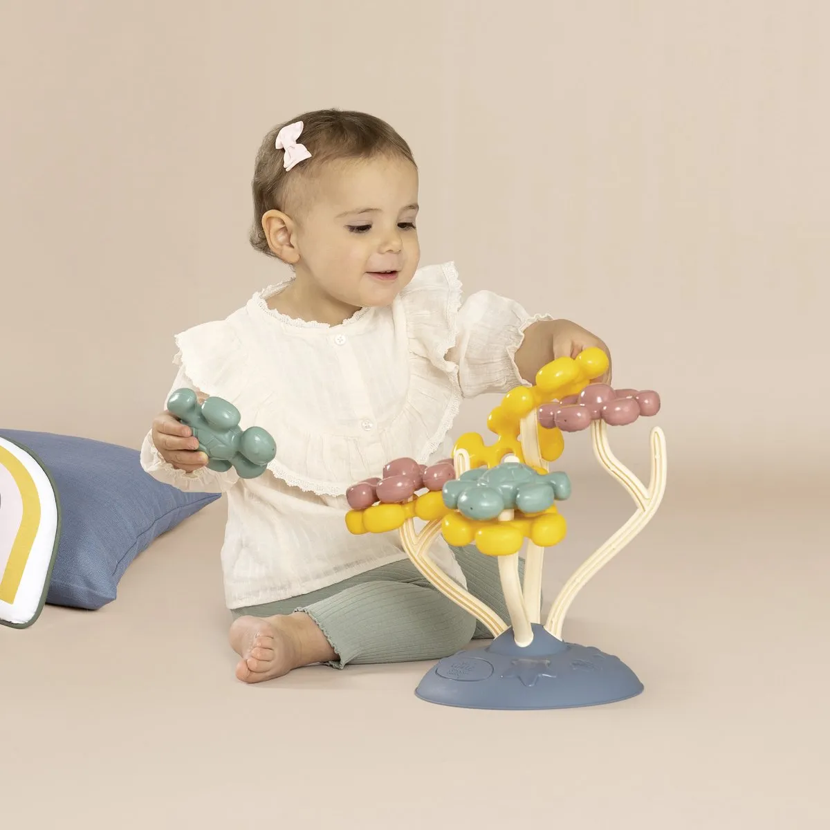 Smoby Little Coral Constructiespel - 8 Figuren - 9 Stukken - Blauw/Geel/Roze/ Groen