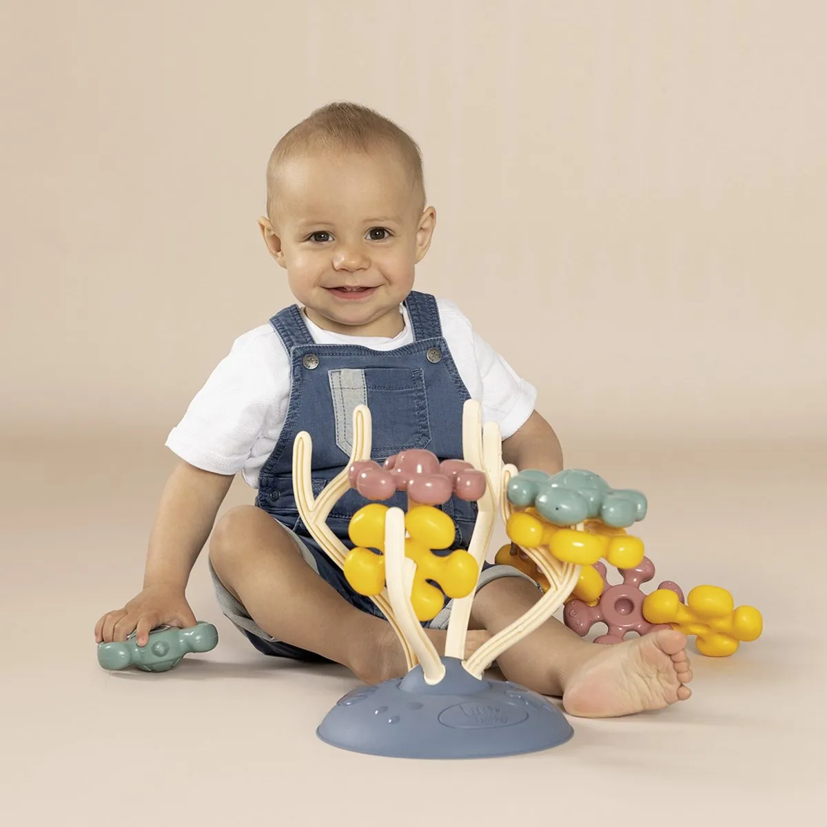 Smoby Little Coral Constructiespel - 8 Figuren - 9 Stukken - Blauw/Geel/Roze/ Groen