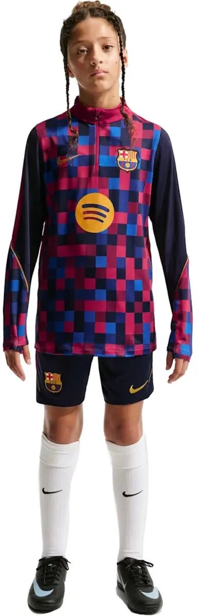 Nike FC Barcelona Strike Kinder T-shirt 158/170 - Rood