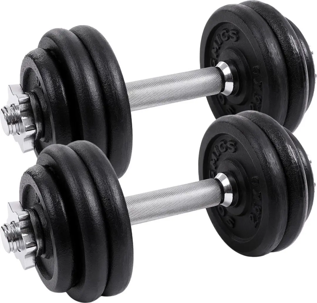 Songmics Gietijzeren Halterset 30kg