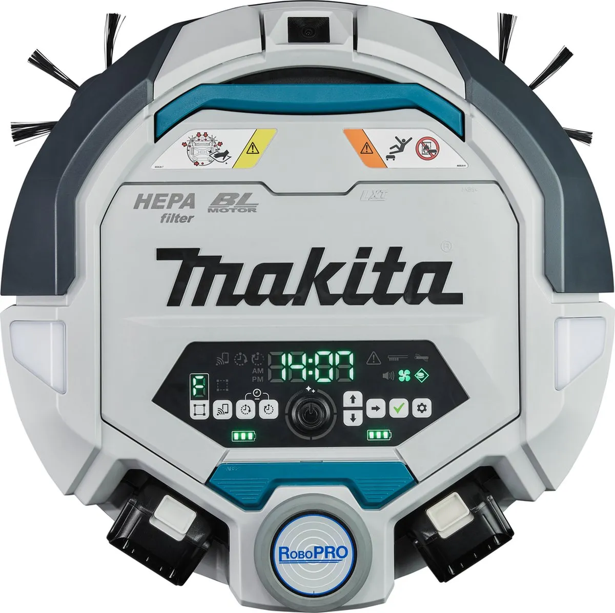 Makita DRC300PG2 Accu Robotstofzuiger 18V - Grijs