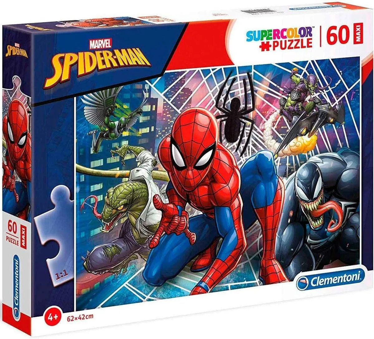 Clementoni Spider-Man Maxi Puzzel 75 Stuks - Multicolor