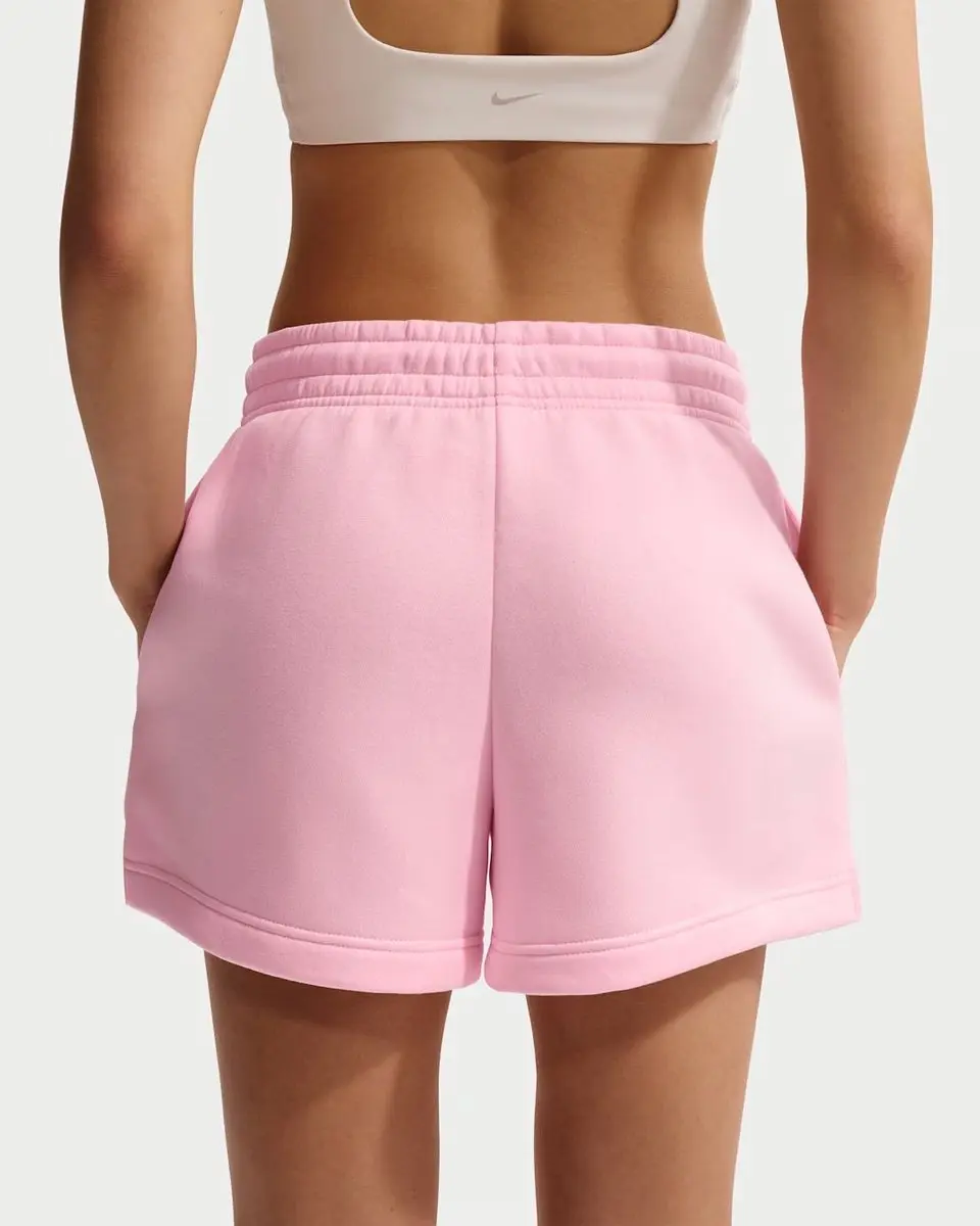 Nike Sportswear Phoenix Fleece Short Dames - Rood S