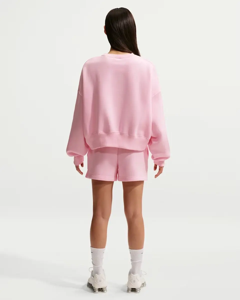 Nike Sportswear Phoenix Fleece Short Dames - Rood S