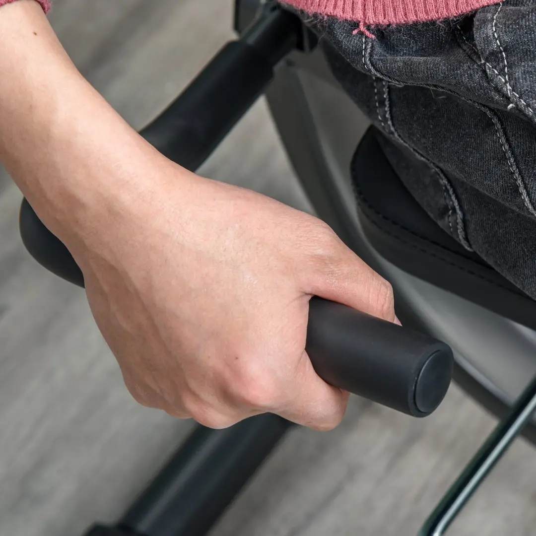 Homcom Magnetische Hometrainer 8 Niveaus - 121x62x101cm - Zwart
