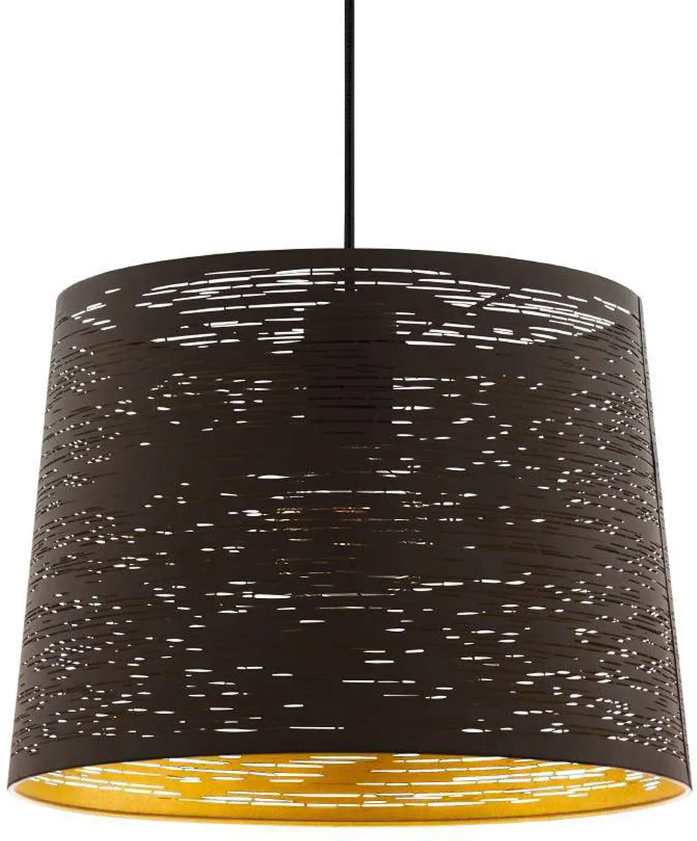 Eglo Segezia Hanglamp E27 Ø35cm - Mokka/Goud