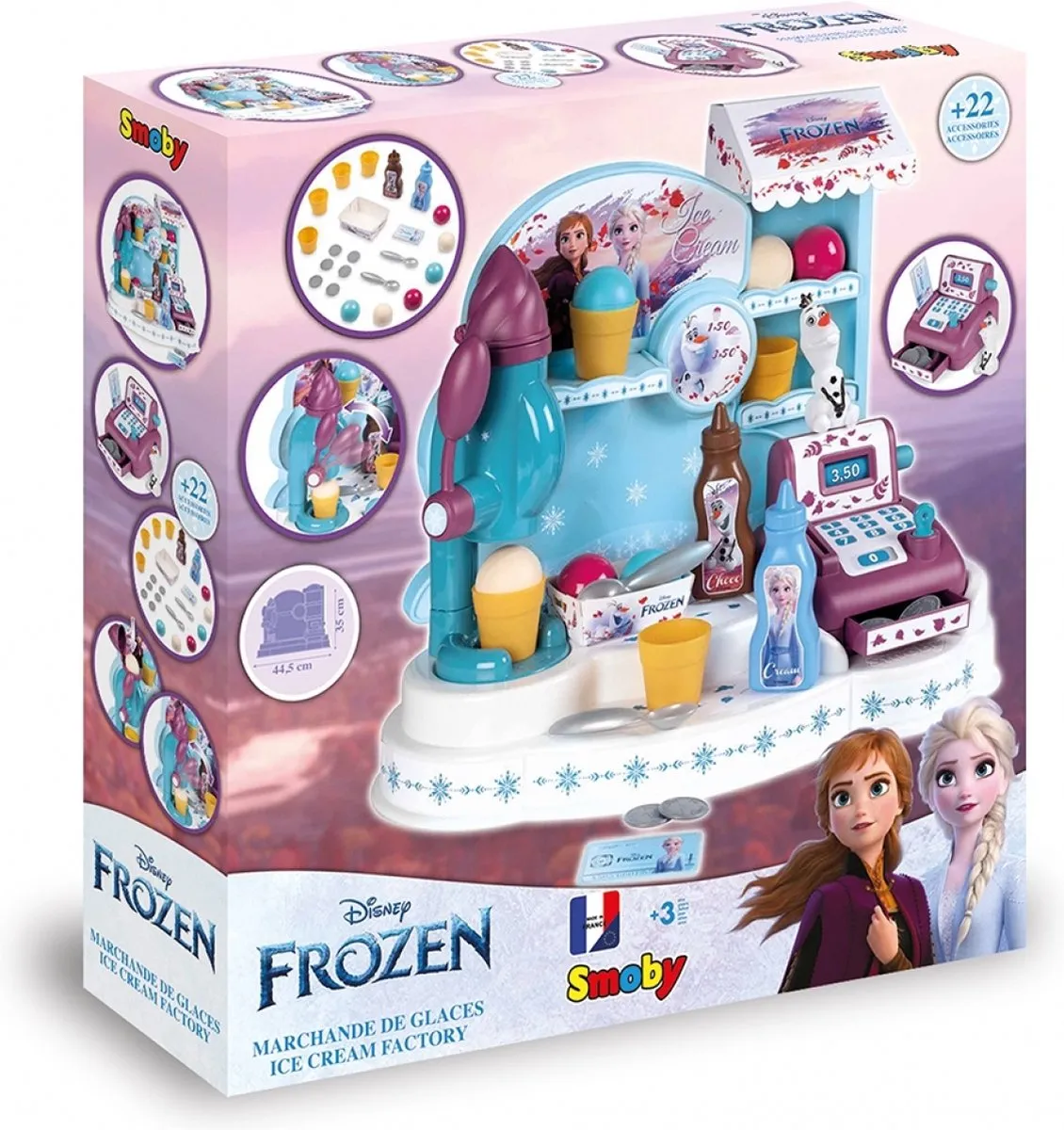 Smoby Frozen Ice Cream Shop Speelset - Roze
