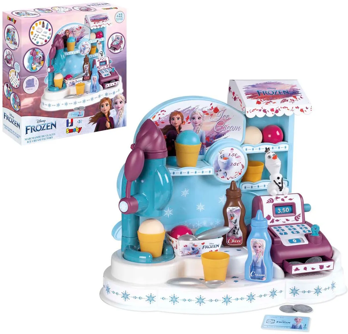 Smoby Frozen Ice Cream Shop Speelset - Roze