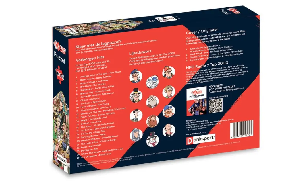 Denksport Top 2000 Legpuzzel 1000 Stuks - Multicolor