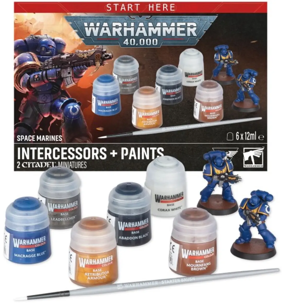Games Workshop Warhammer 40K Space Marines Intercessors Set 60-11