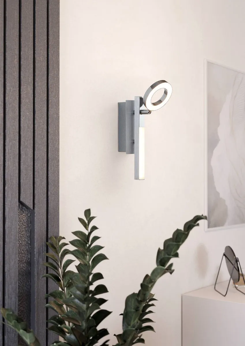 Eglo Cardillio 1 Spot - Aluminium/Chroom - Warm wit 3000K