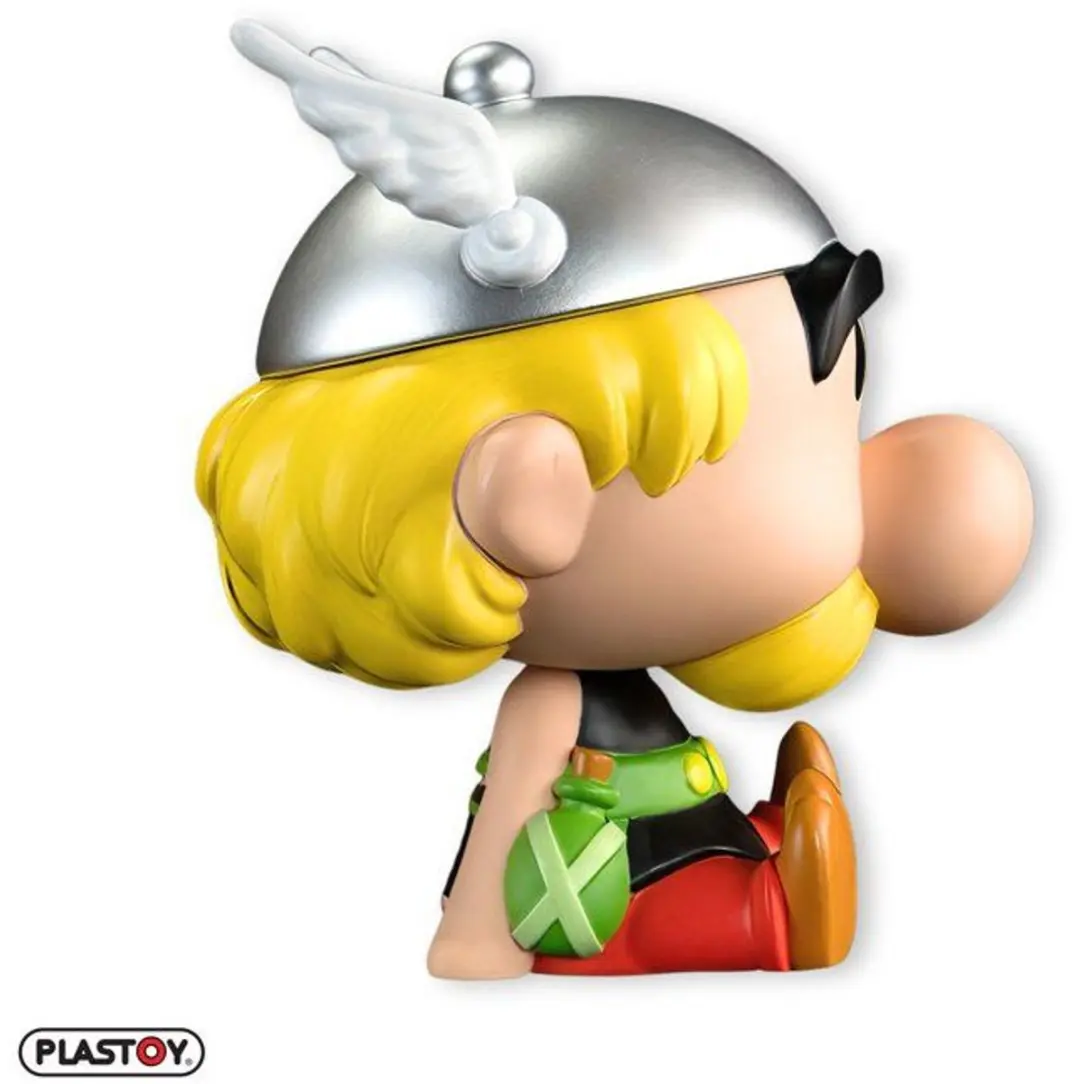 Plastoy Chibi Asterix Spaarpot - Groen/Wit 14cm