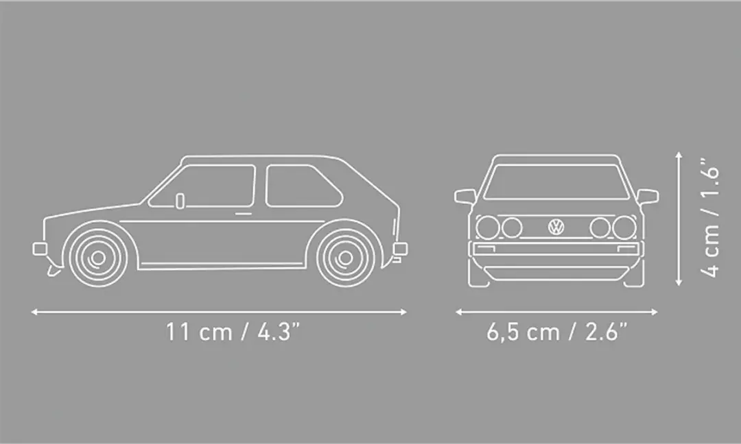 Cobi Volkswagen Golf GTI 1976-1983 - 68 Onderdelen