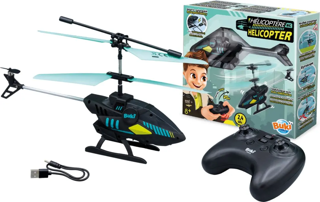 Buki France RC Helikopter 37295 - Zwart - 3x AAA