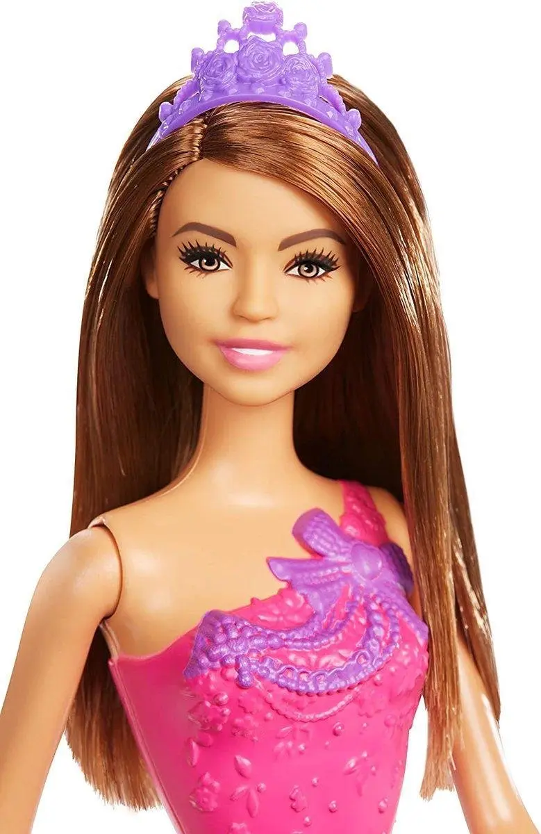 Barbie GGJ95 Prinsespop - 32cm - Bruin haar