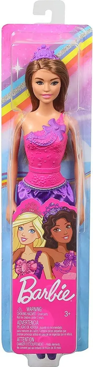 Barbie GGJ95 Prinsespop - 32cm - Bruin haar