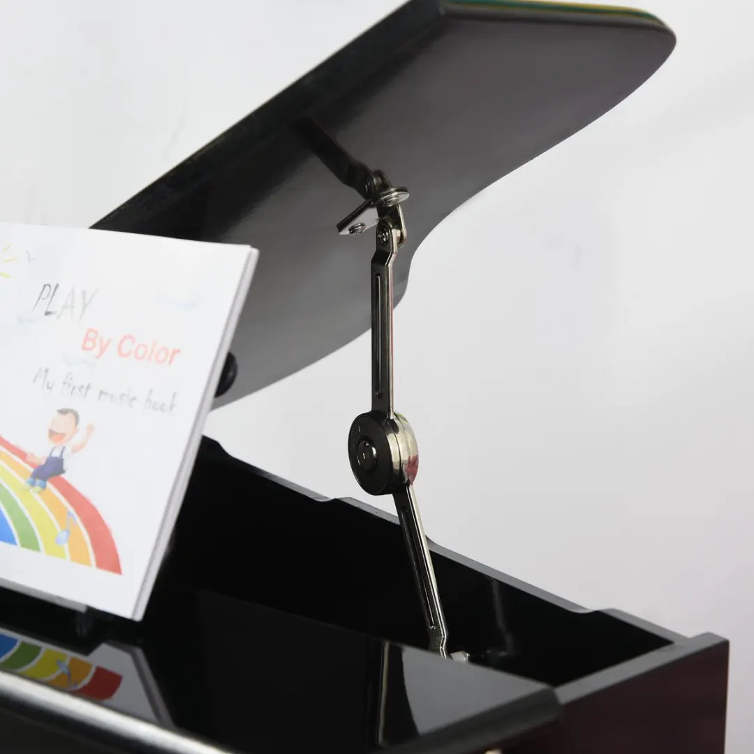 Homcom Kindervleugelpiano - 52x50x49cm - Zwart
