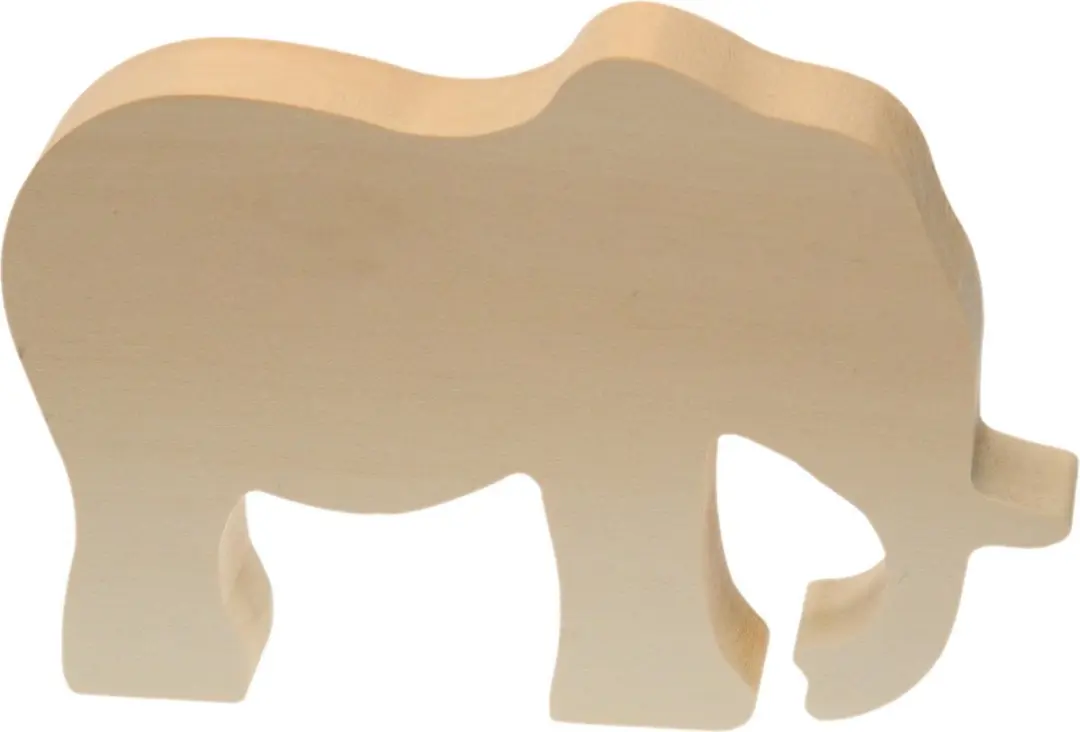 Kids At Work Knutseldier Olifant Junior 15cm Hout