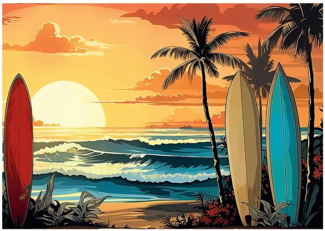 Trefl Puzzel Surfing Sunset 1000 Stuks